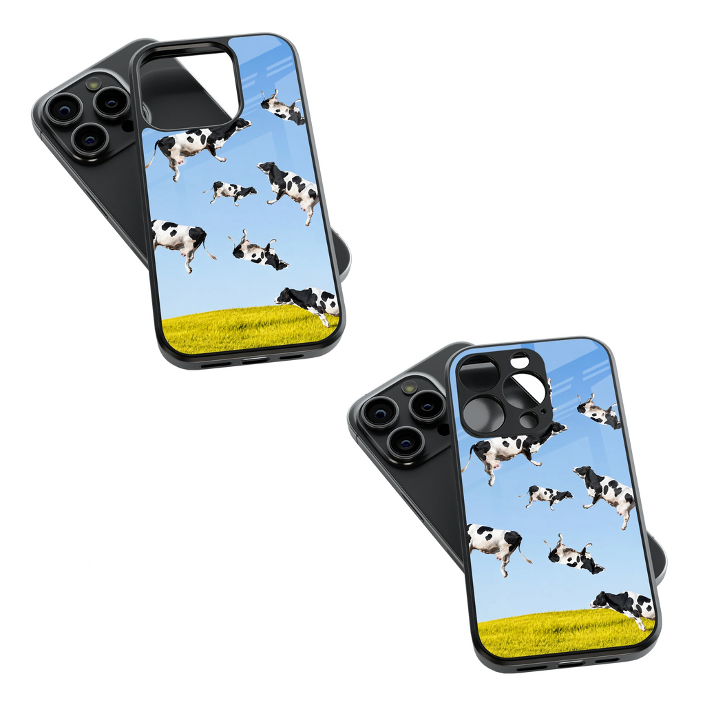 Trendy Glass Back Mobile Case for iPhone, Samsung, Redmi, OnePlus, Google Pixel, Motorola