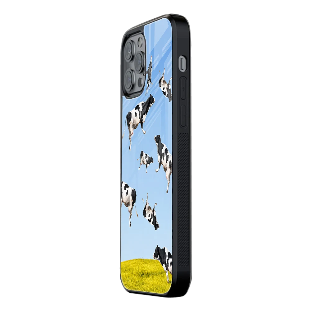 Slim Glass Back Phone Case for Multiple Brands iPhone, Samsung, Redmi, OnePlus, Oppo, Vivo