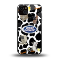 moo moo summer vibes back phone cover | glass case for iphone 15 plus