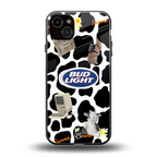 moo moo summer vibes back phone cover | glass case for iphone 14 plus