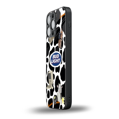 moo moo summer vibes back phone cover | glass case for iphone 14 pro max