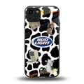 moo moo summer vibes back phone cover | glass case for iphone 15
