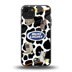 moo moo summer vibes back phone cover | glass case for iphone 15