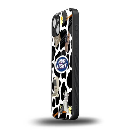 moo moo summer vibes back phone cover | glass case for iphone 14