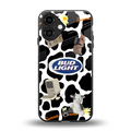moo moo summer vibes back phone cover | glass case for iphone 16