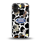moo moo summer vibes back phone cover | glass case for iphone 16