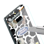 moo moo summer vibes back phone cover | glass case for iphone 16e