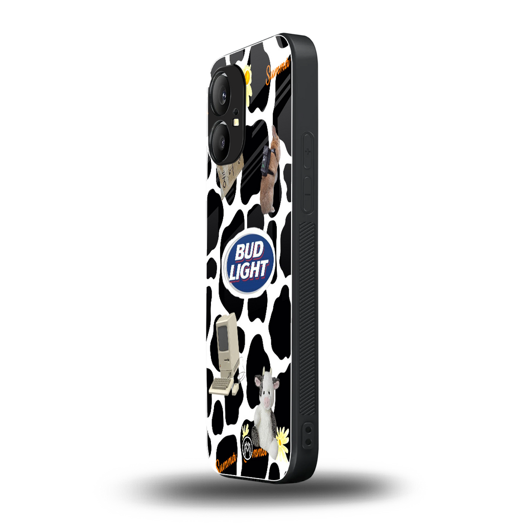 moo moo summer vibes back phone cover | glass case for nothing phone 1