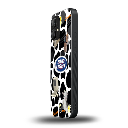 moo moo summer vibes back phone cover | glass case for nothing phone 1