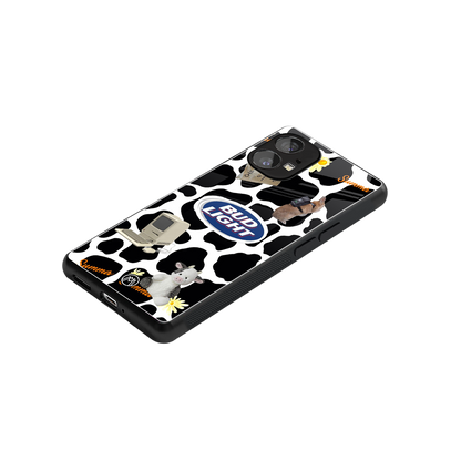 moo moo summer vibes back phone cover | glass case for nothing phone 1