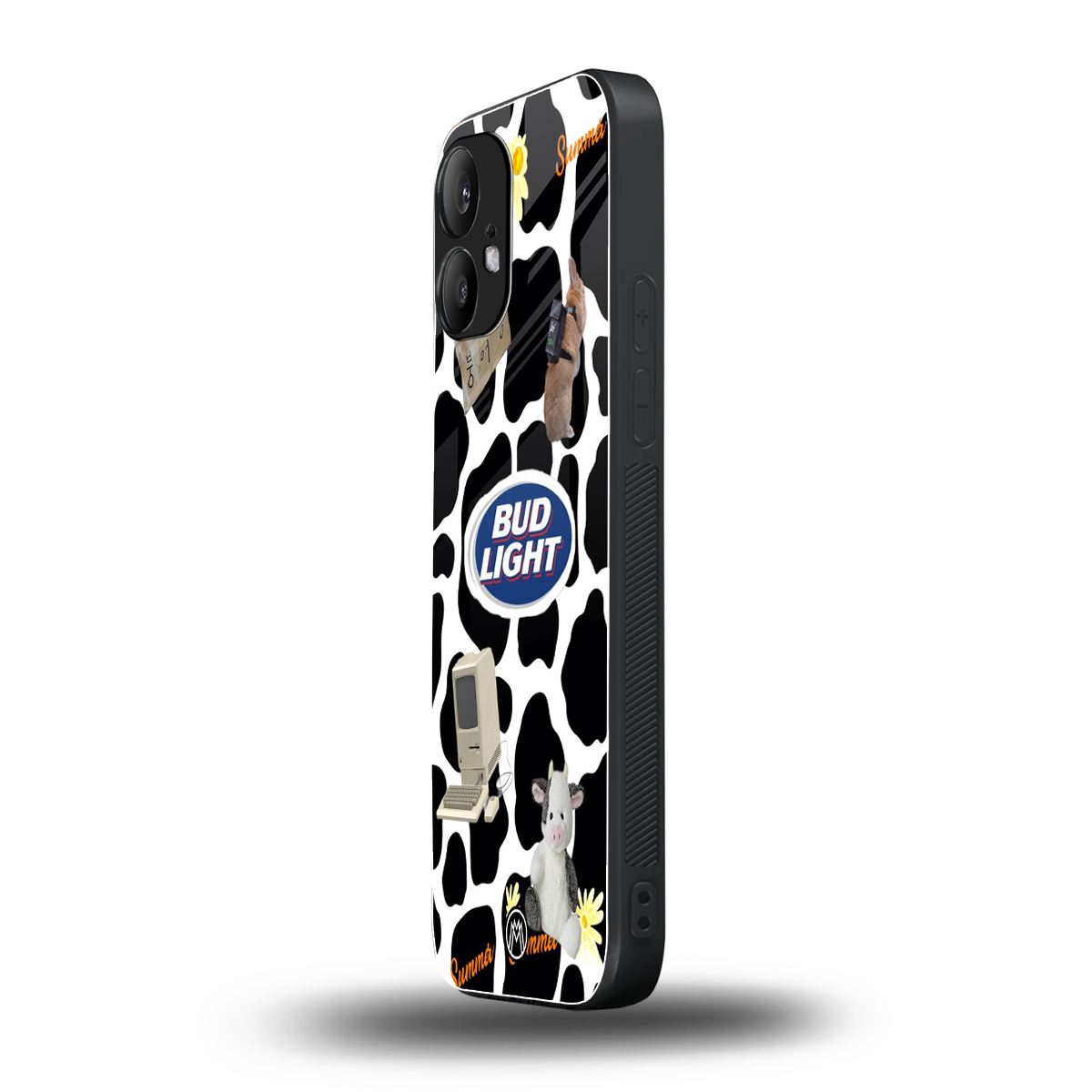 moo moo summer vibes back phone cover | glass case for nothing phone 2