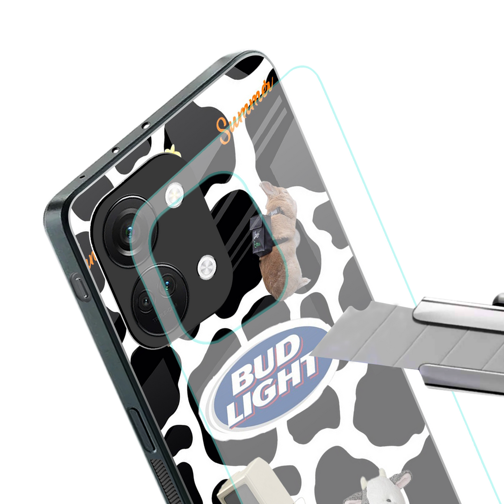 moo moo summer vibes back phone cover | glass case for oneplus nord 3