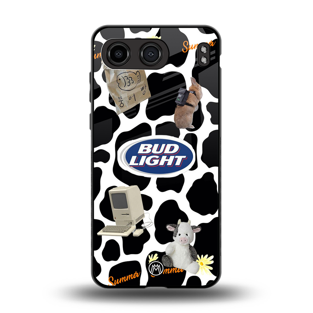 moo moo summer vibes back phone cover | glass case for oneplus nord 4
