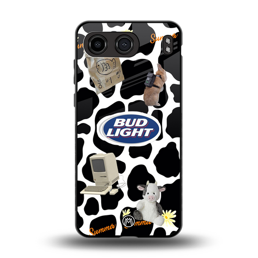moo moo summer vibes back phone cover | glass case for oneplus nord 4