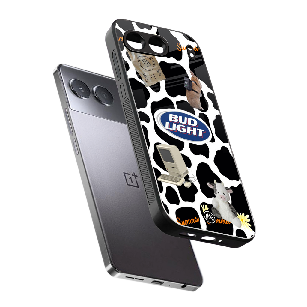 moo moo summer vibes back phone cover | glass case for oneplus nord 4