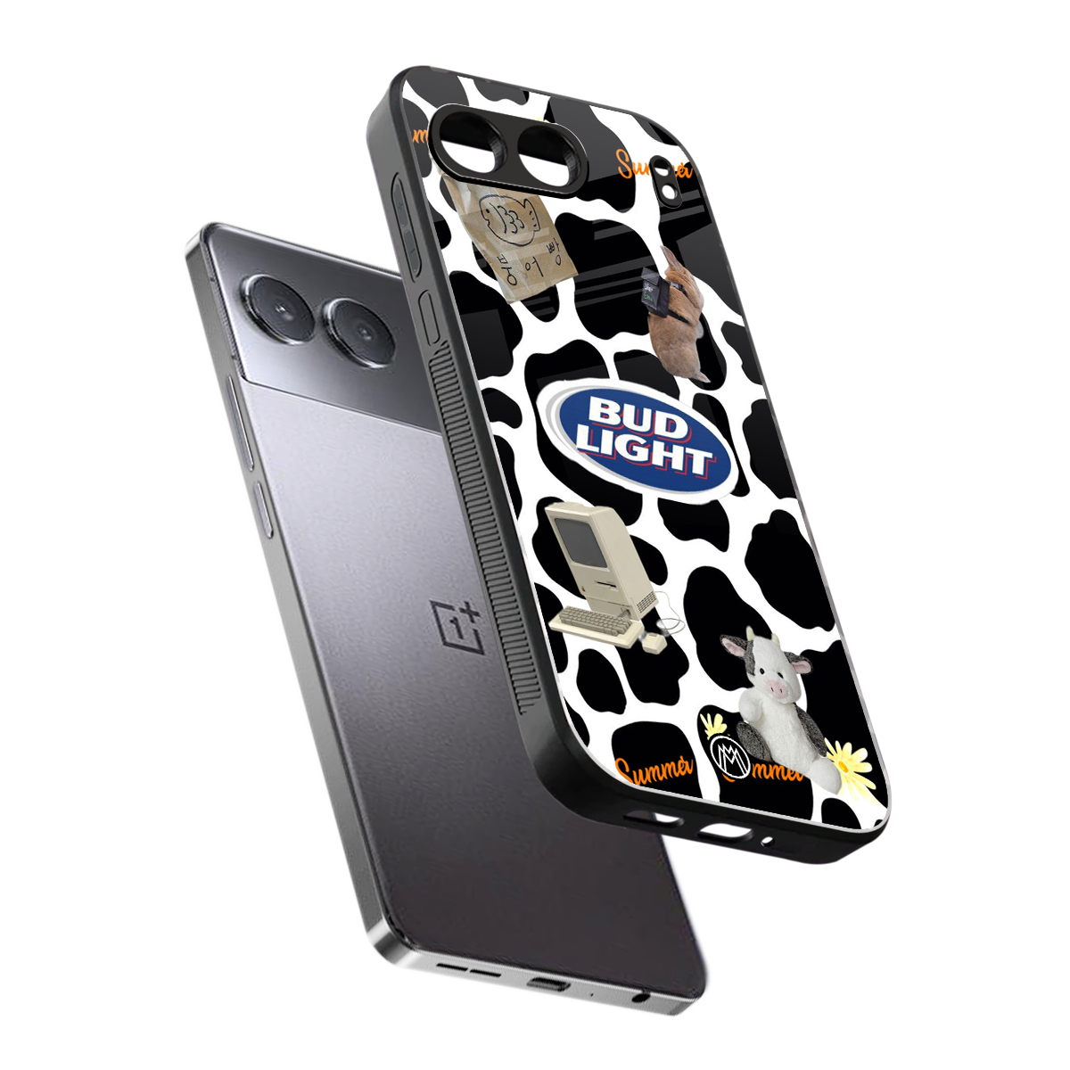 moo moo summer vibes back phone cover | glass case for oneplus nord 4