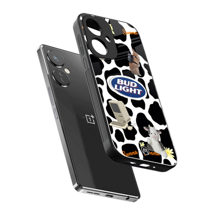 moo moo summer vibes back phone cover | glass case for oneplus nord ce 3