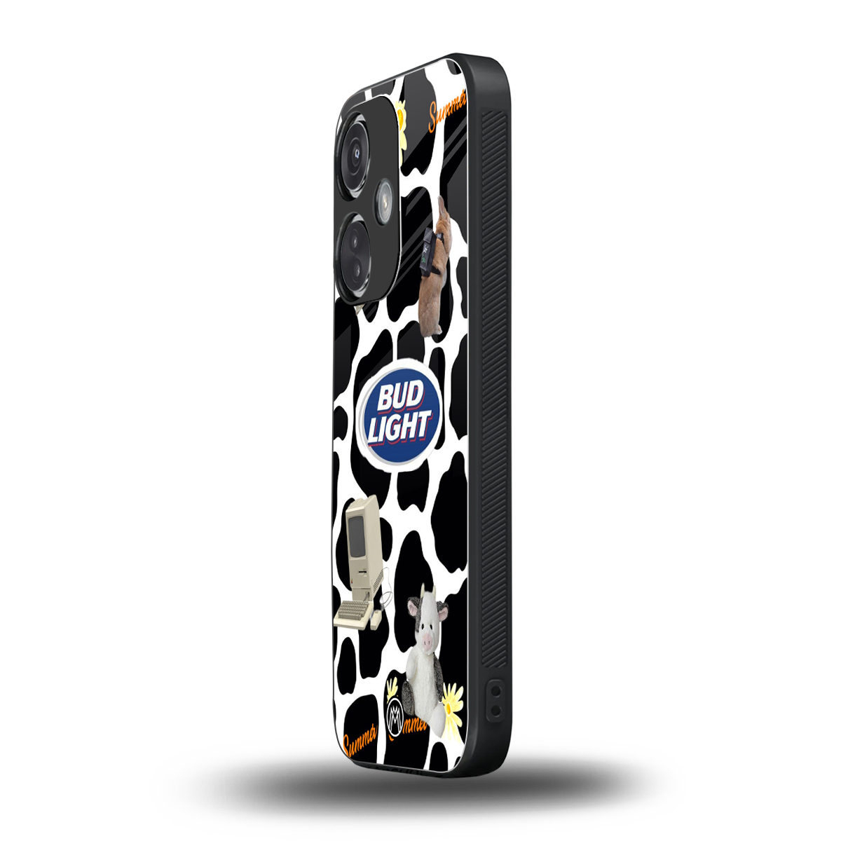 moo moo summer vibes back phone cover | glass case for oneplus nord ce 3