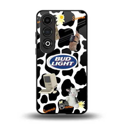 moo moo summer vibes back phone cover | glass case for oneplus nord ce 4