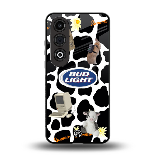 moo moo summer vibes back phone cover | glass case for oneplus nord ce 4