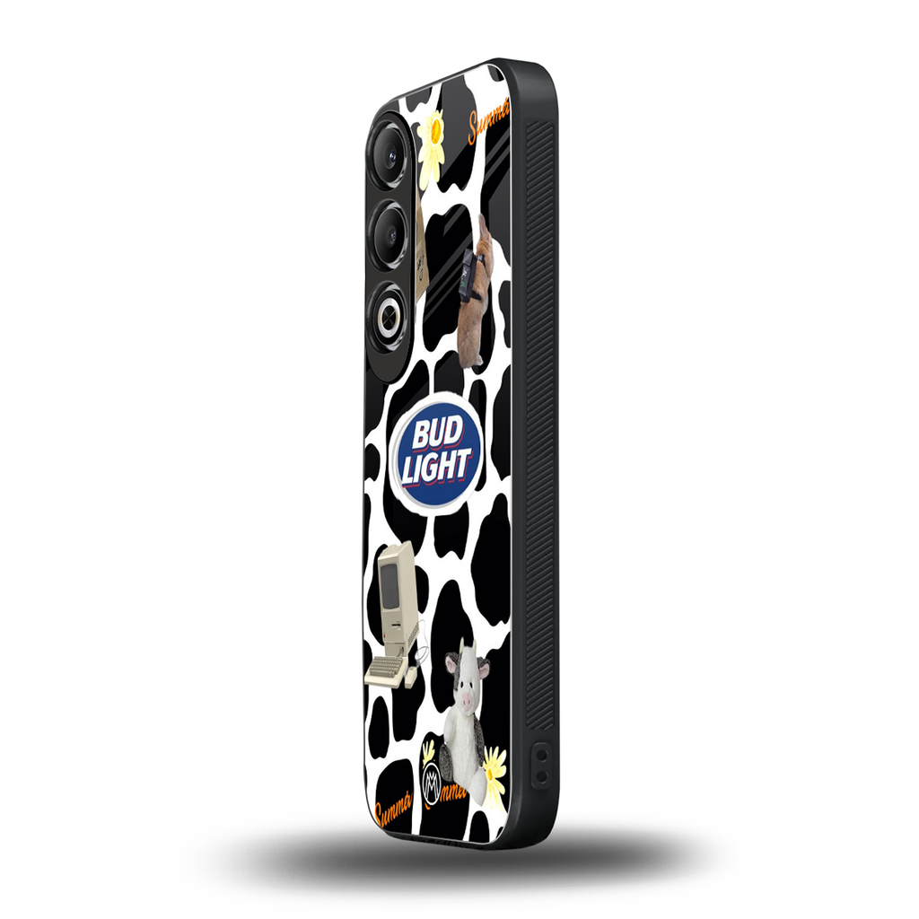 moo moo summer vibes back phone cover | glass case for oneplus nord ce 4