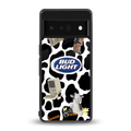 moo moo summer vibes back phone cover | glass case for google pixel 6 pro