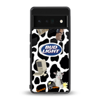 moo moo summer vibes back phone cover | glass case for google pixel 6 pro