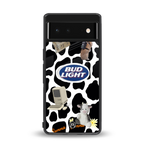 moo moo summer vibes back phone cover | glass case for google pixel 6