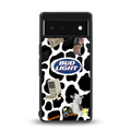 moo moo summer vibes back phone cover | glass case for Google Pixel 6A