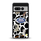 moo moo summer vibes back phone cover | glass case for google pixel 7 pro