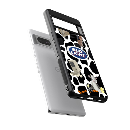 moo moo summer vibes back phone cover | glass case for Google Pixel 7A