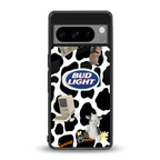 moo moo summer vibes back phone cover | glass case for google pixel 8 pro