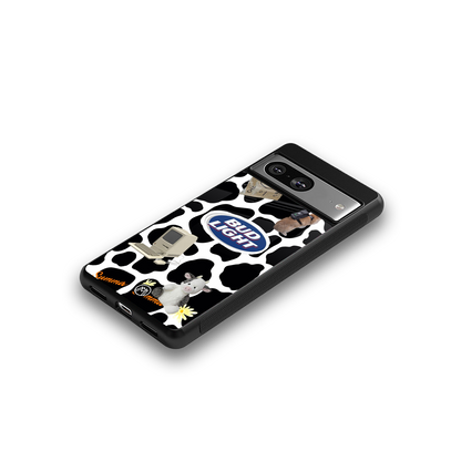 moo moo summer vibes back phone cover | glass case for Google Pixel 8