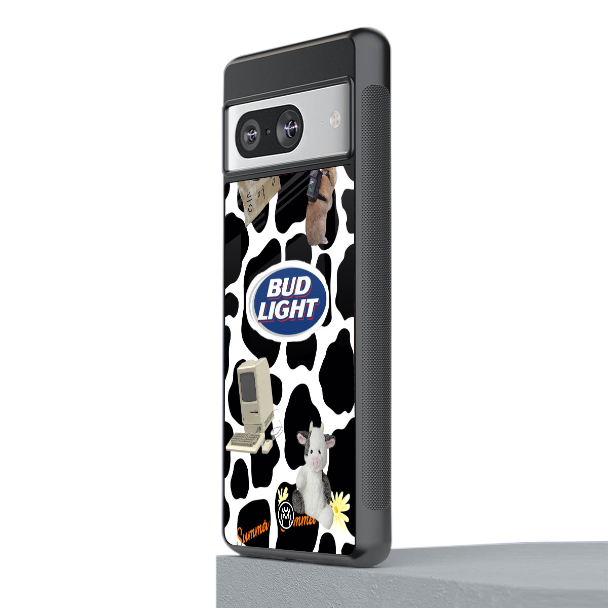 moo moo summer vibes back phone cover | glass case for Google Pixel 8