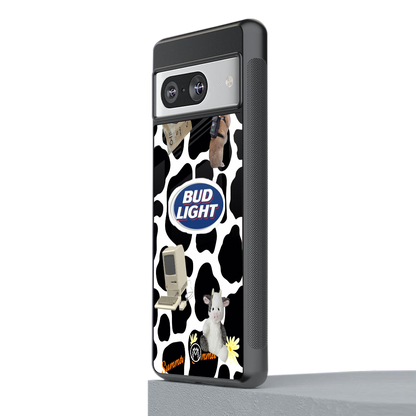 moo moo summer vibes back phone cover | glass case for Google Pixel 8