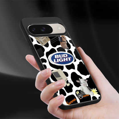 moo moo summer vibes back phone cover | glass case for google pixel 9