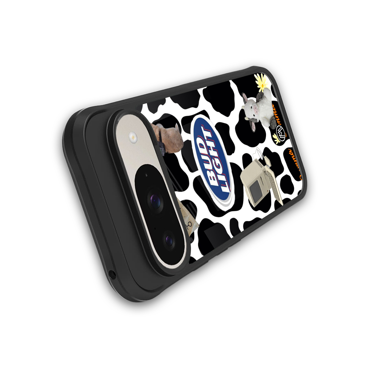 moo moo summer vibes back phone cover | glass case for google pixel 9