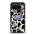 moo moo summer vibes back phone cover | glass case for google pixel 9 pro