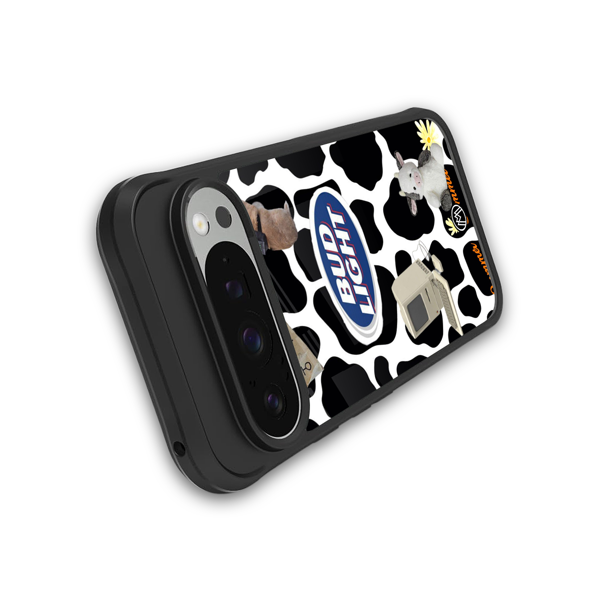 moo moo summer vibes back phone cover | glass case for google pixel 9 pro xl