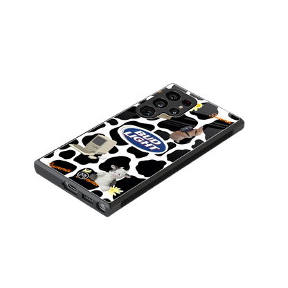 moo moo summer vibes back phone cover | glass case for samsung galaxy s24 ultra