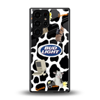 moo moo summer vibes back phone cover | glass case for samsung galaxy s25 ultra