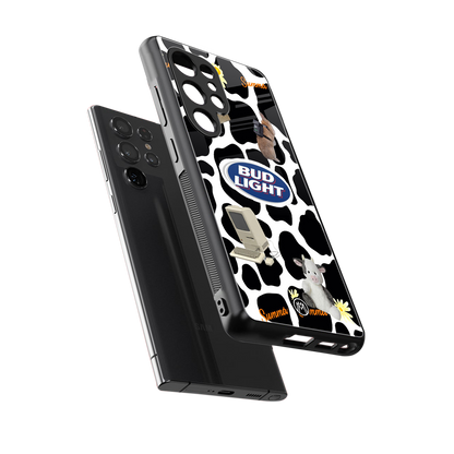 moo moo summer vibes back phone cover | glass case for samsung galaxy s25 ultra