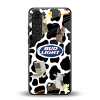 moo moo summer vibes back phone cover | glass case for samsung galaxy s24 fe