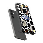 moo moo summer vibes back phone cover | glass case for samsung galaxy s23 plus