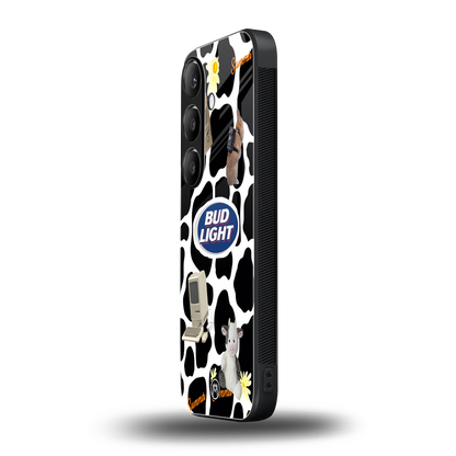 moo moo summer vibes back phone cover | glass case for samsung galaxy s24 fe