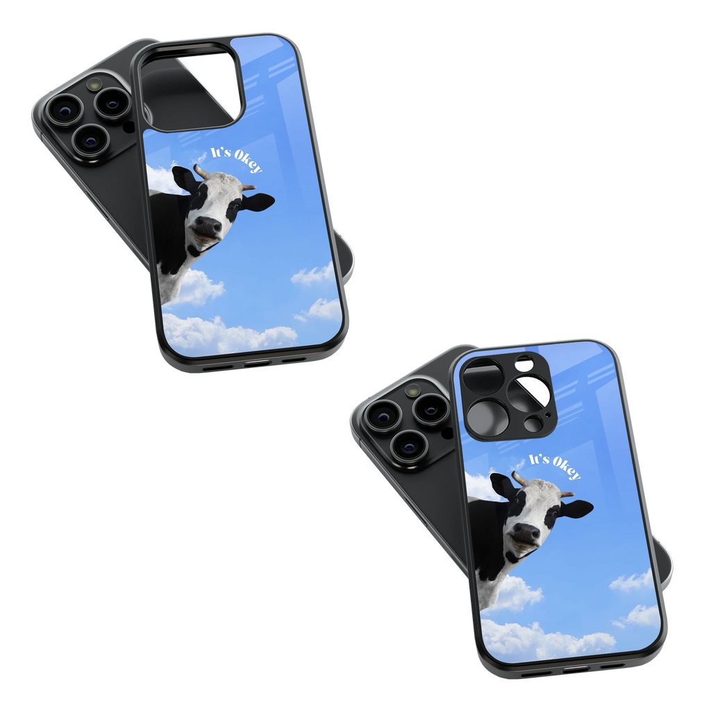 Trendy Glass Back Mobile Case for iPhone, Samsung, Redmi, OnePlus, Google Pixel, Motorola