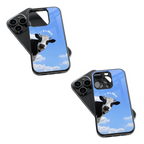 Trendy Glass Back Mobile Case for iPhone, Samsung, Redmi, OnePlus, Google Pixel, Motorola