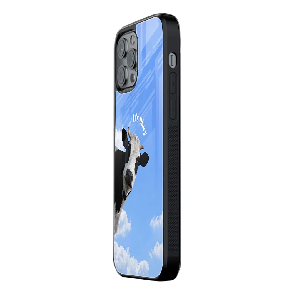 Slim Glass Back Phone Case for Multiple Brands iPhone, Samsung, Redmi, OnePlus, Oppo, Vivo