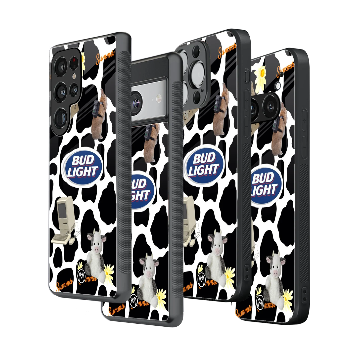 Stylish Glass Back Case for All Smartphones – iPhone, Samsung, OnePlus, Pixel, Redmi, Oppo, Vivo, Motorola