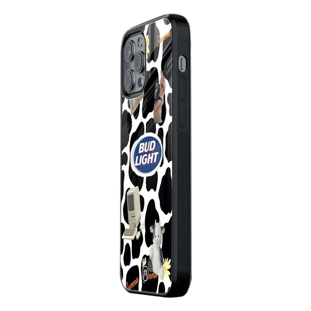 Slim Glass Back Phone Case for Multiple Brands – iPhone, Samsung, Redmi, OnePlus, Oppo, Vivo